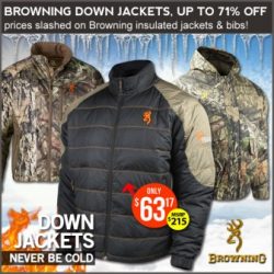 cheap down hunting jecket