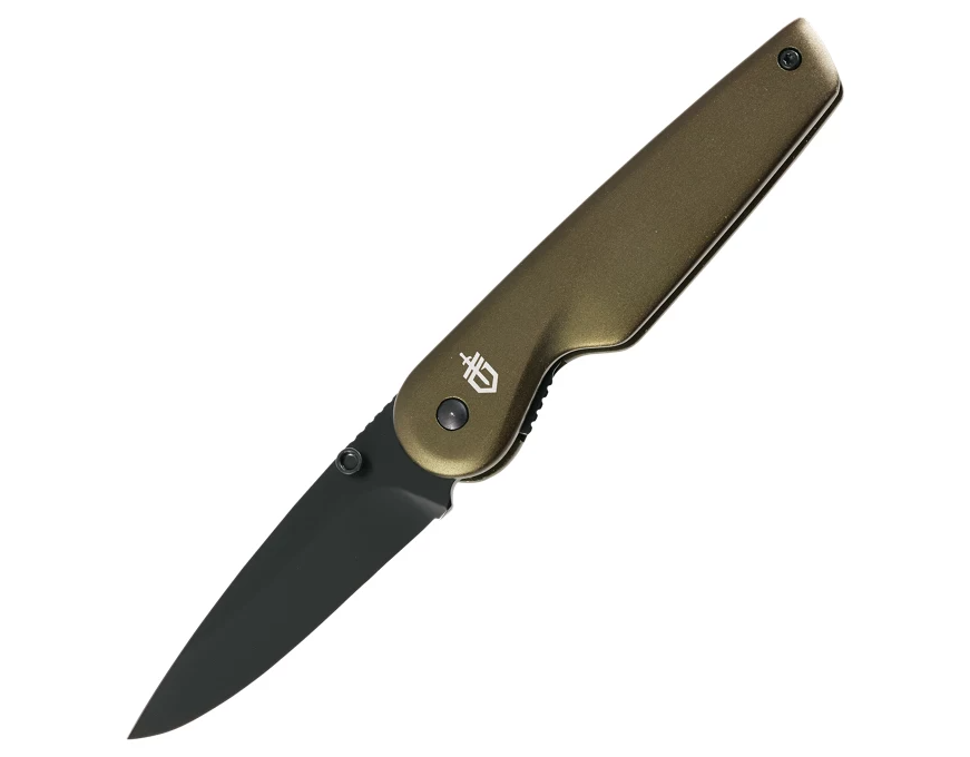 best deal Gerber Airfoil Olive Drab Folding Knife