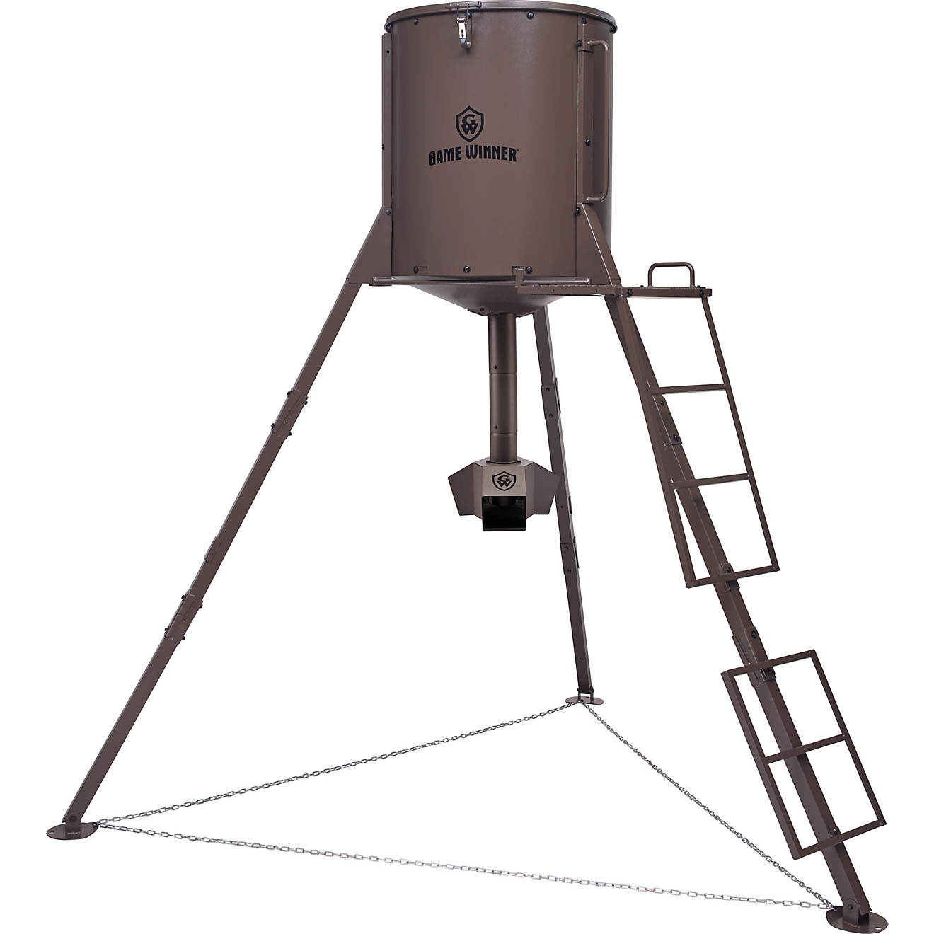 Redneck 80-Lb Gravity Deer Feeder – Tree Mount Corn Feeding Tube For Hunting