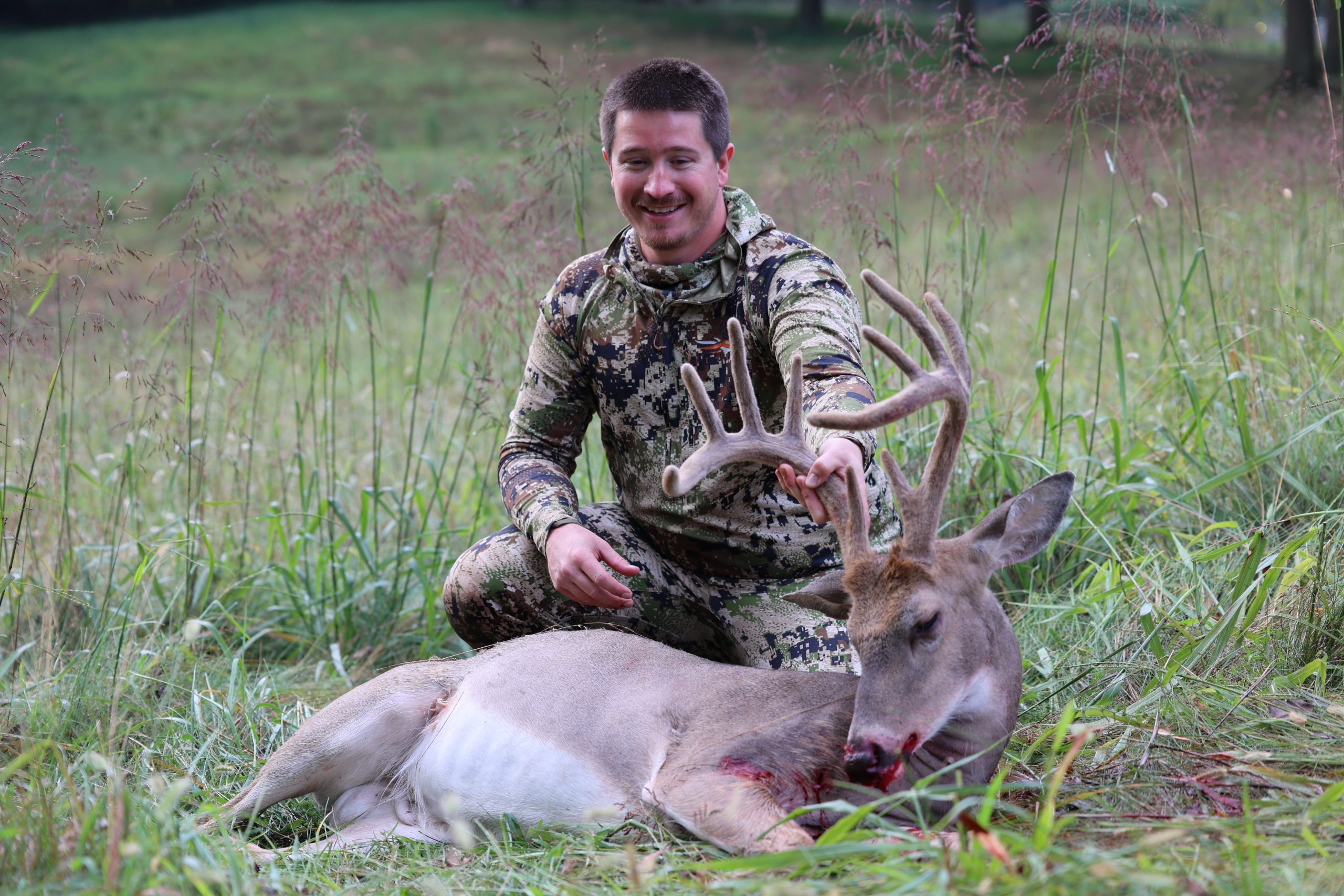 self-filmed velvet buck hunt