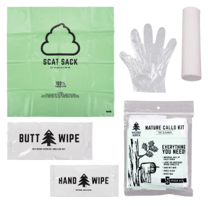 emergency travel toilet paper kit