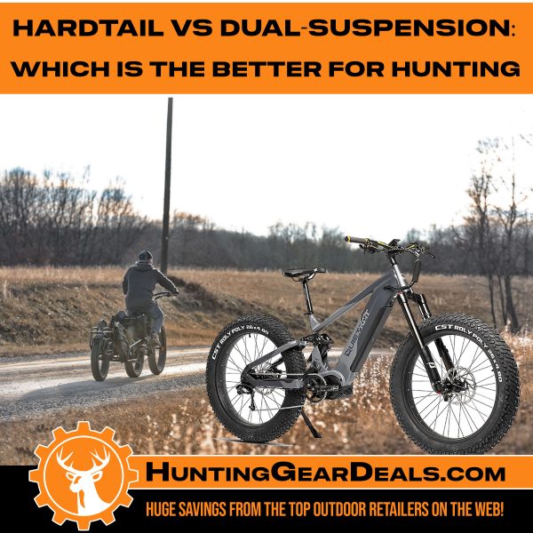 single or dual suspension bike for hunting
