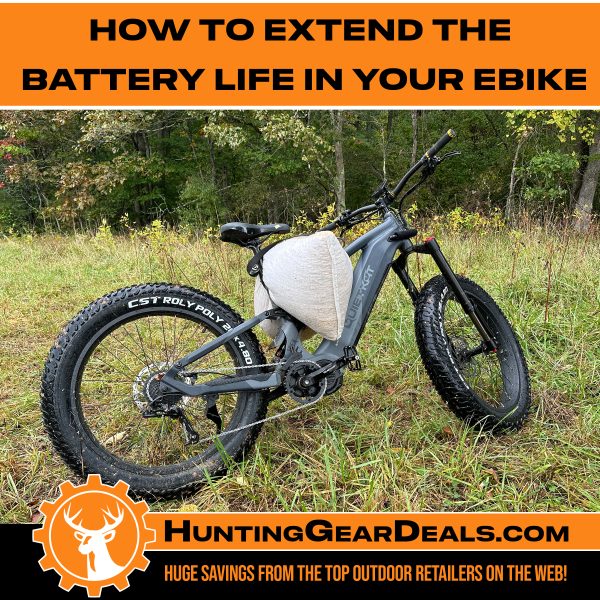 how to get more distance out of ebike