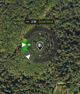 how to predict wind with onx hunt