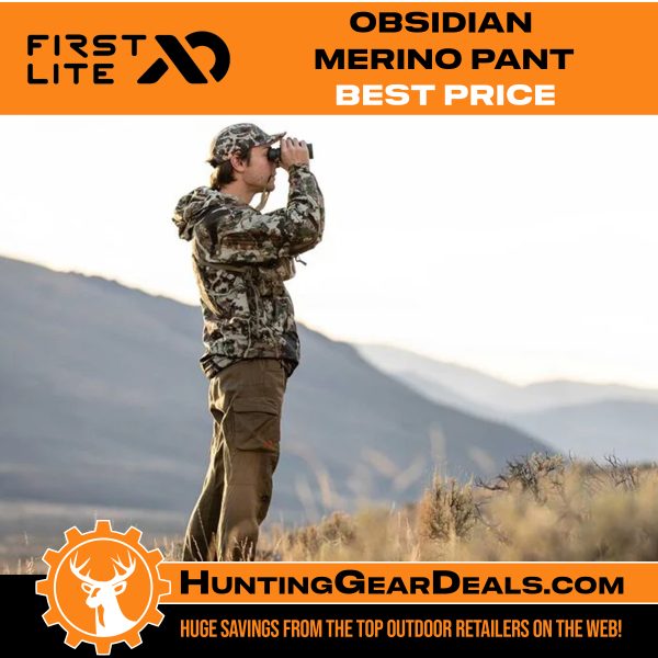 best deal first lite obsidian merino pant