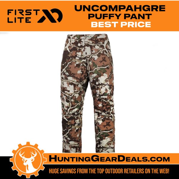 best deal first lite uncompahgre puffy pant